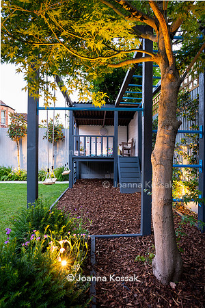 Small family garden in Ealing. Designed by Chris Harrington, All Photos © Joanna Kossak