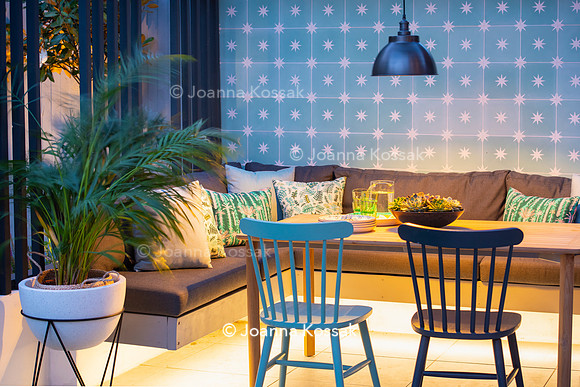 Small family garden in Ealing. Designed by Chris Harrington, All Photos © Joanna Kossak