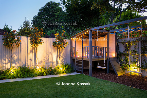 Small family garden in Ealing. Designed by Chris Harrington, All Photos © Joanna Kossak